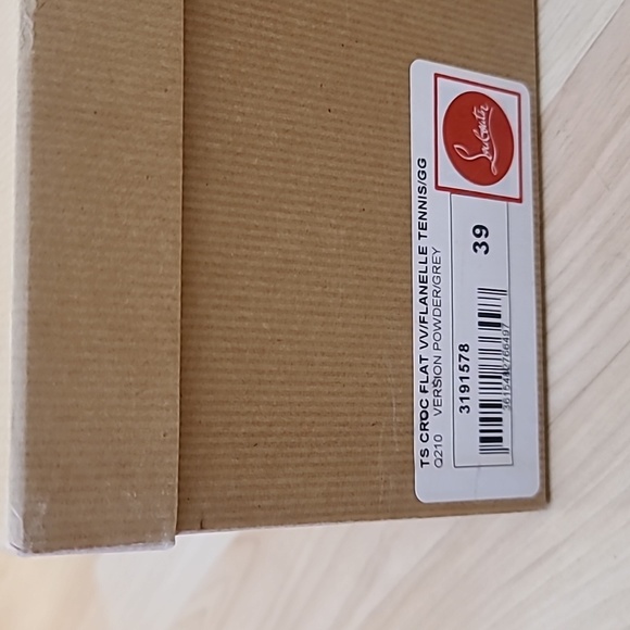 Authentic Christian Louboutin Beige Big Shoe Box  14 1/2"×11 1/2"×5" - Picture 3 of 5